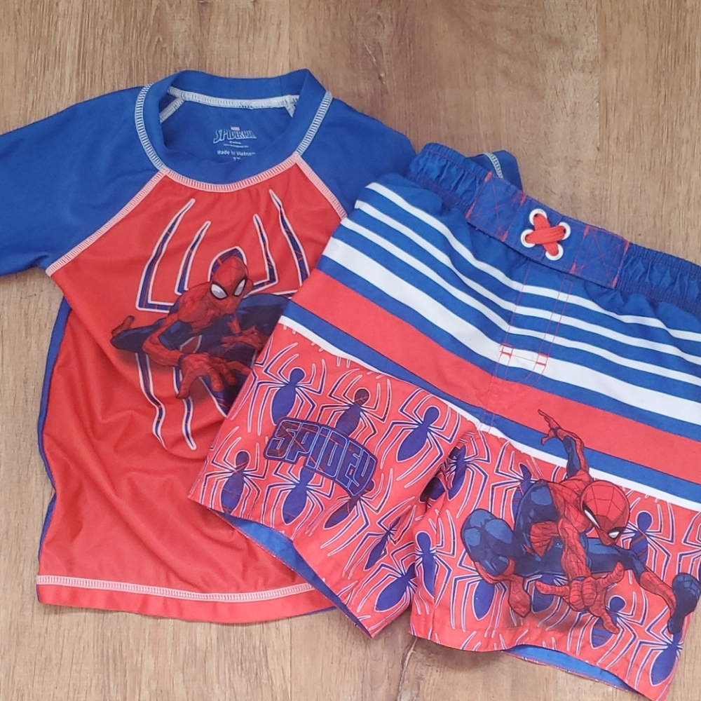 Spiderman swim set